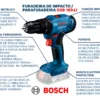 Parafusadeira E Furadeira De Impacto Bosch A Bateria 18v Maleta - Gsb 183-li Com Kit Brocas Buchas E Bits 300 Peças