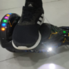 Hoverboard 6.5 (CL) Preto com Raios Coloridos